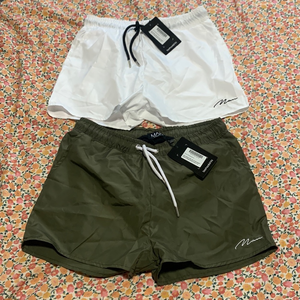 Boohoo Man Short Swim Shorts Size Medium